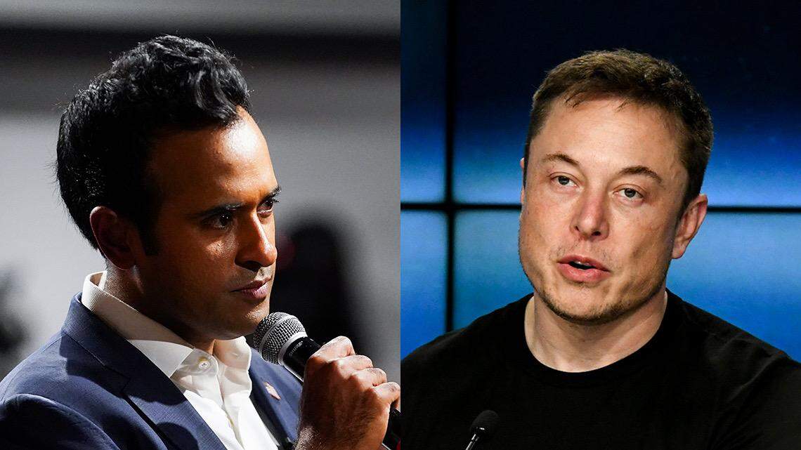 Vivek Ramaswamy and Elon Musk