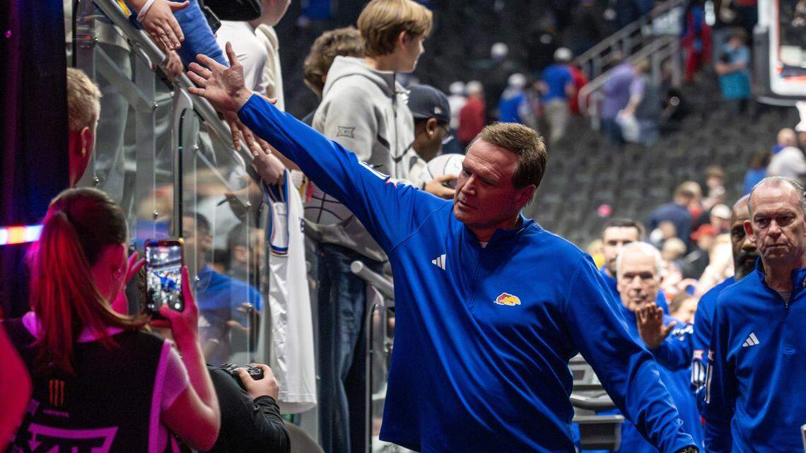 Bill Self takes positive outlook into NCAAs despite 4-5 record down the stretch