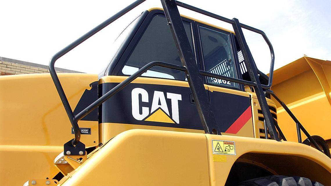 File photo of a Caterpillar truck. Authorities cited Caterpillar Inc. after a worker was killed at its Mapleton foundry earlier this year.