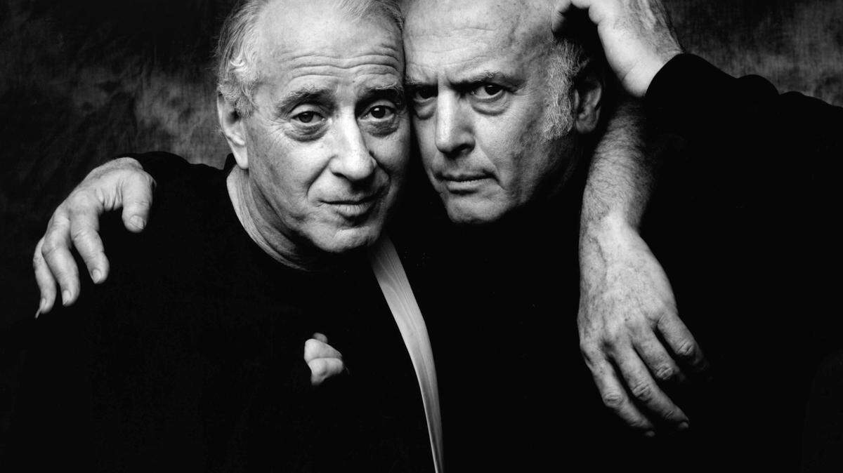 The late Jerry Leiber, left, and Mike Stoller wrote the classic 1952 song “Kansas City.” Stoller, 92, appears in the documentary “Sounds of the City,” which will make its world premiere April 11 at the Uptown.