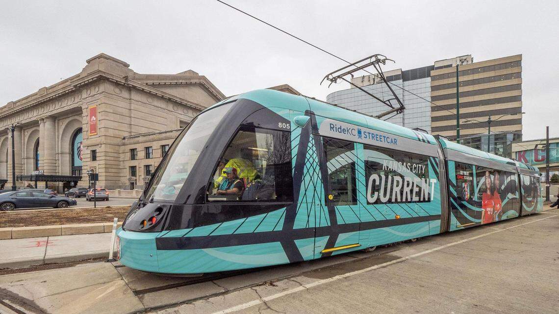 When can sports fans ride the Riverfront streetcar to KC Current soccer games?