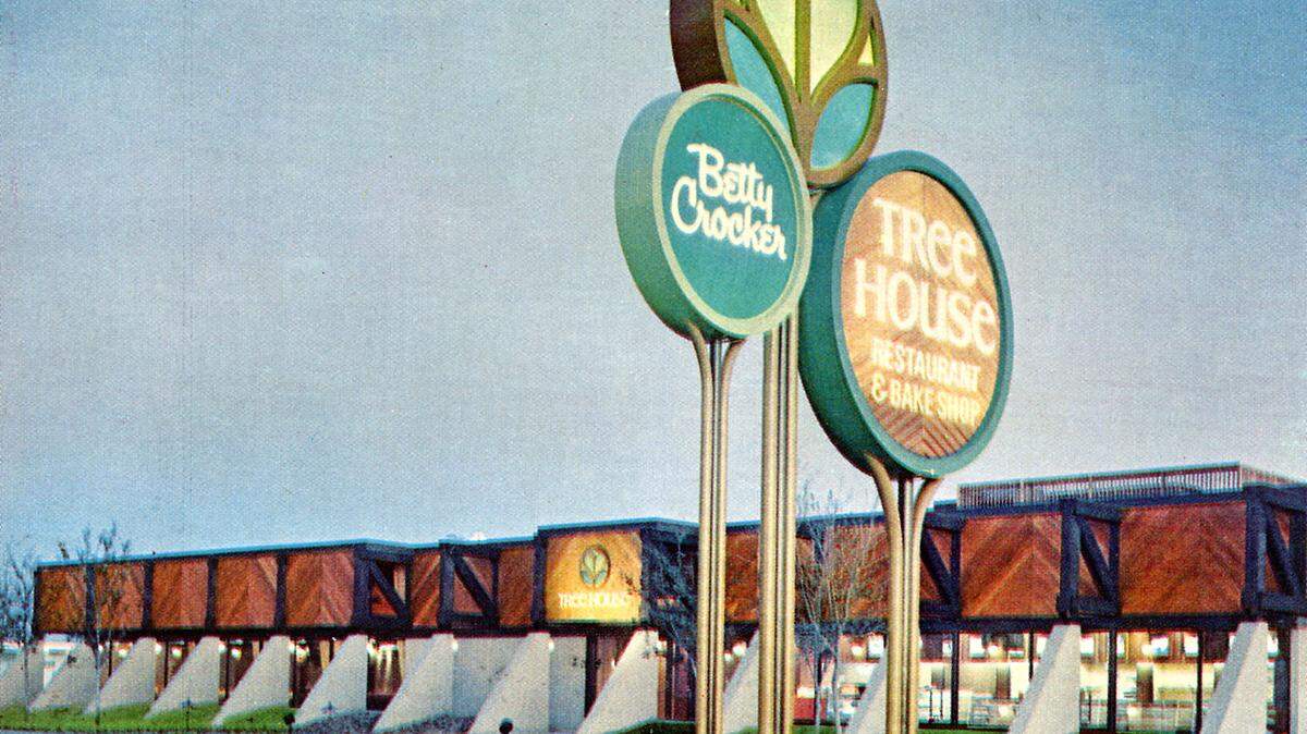 Betty Crocker Tree House Restaurant and Bake Shop opened in Overland Park in 1971 and marketed itself as a family friendly dining option.