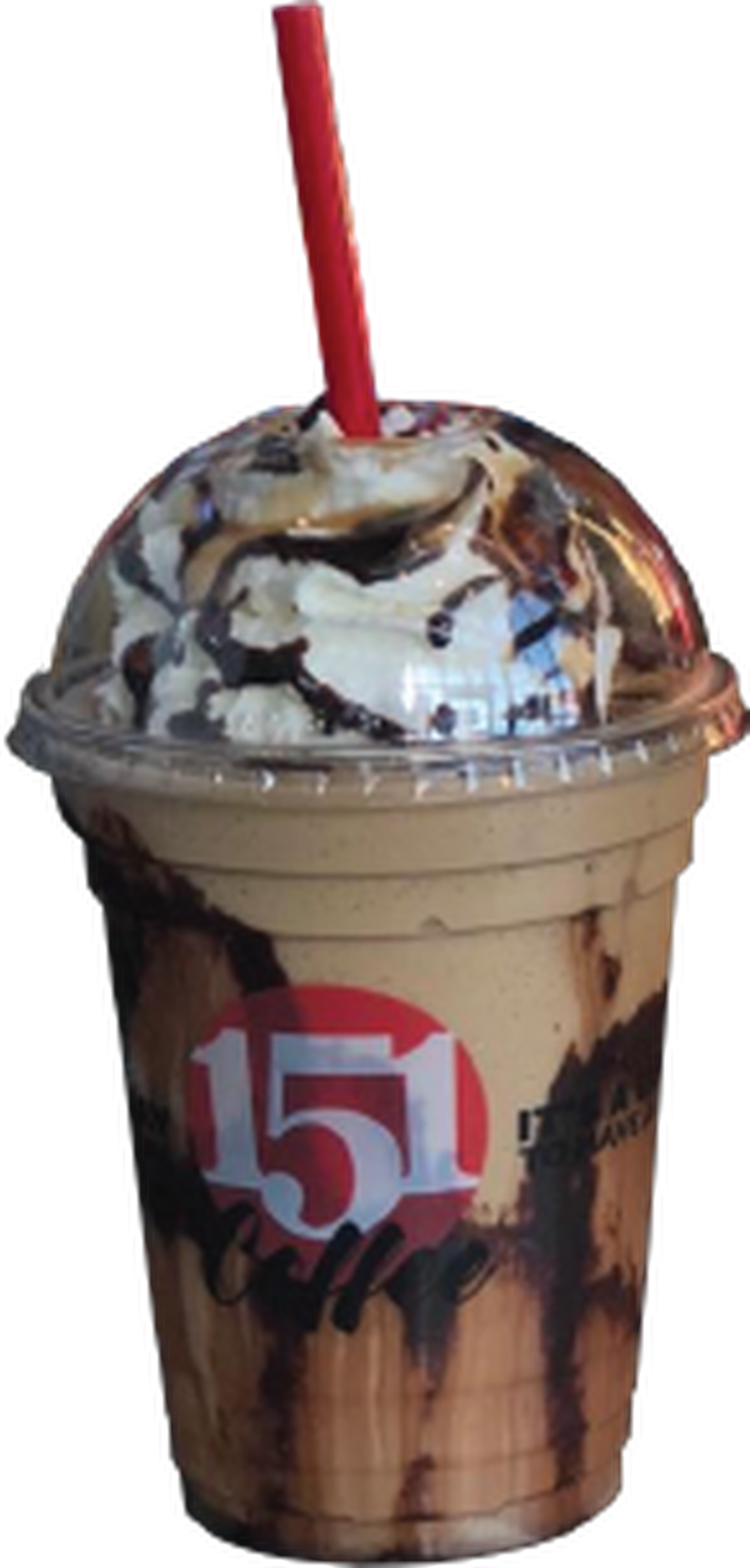 151 Coffee serves iced, blended and hot espresso drinks in a variety of flavors, including Snickers and cinnamon.