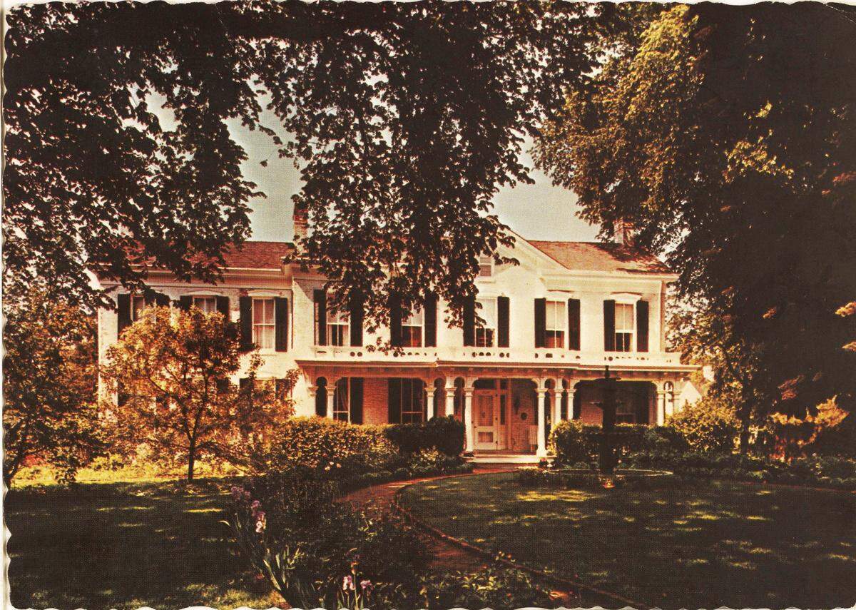 Ward Residence Postcard. N.d.