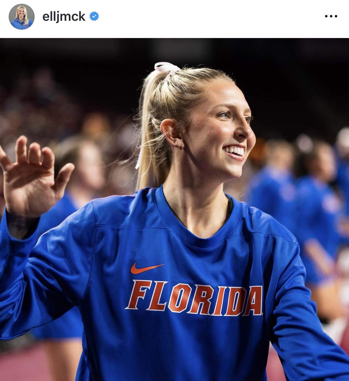 McKissock played volleyball for the University of Florida.