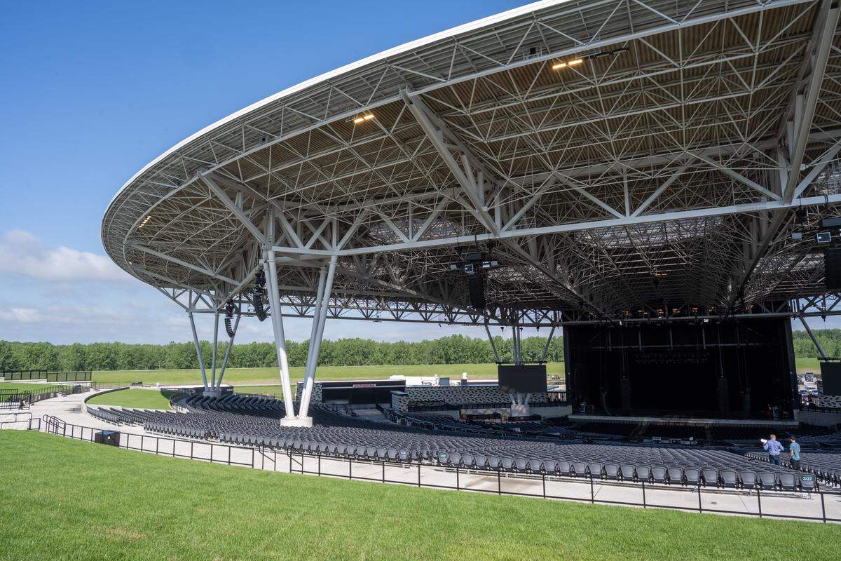 Morton Amphitheater, the Kansas City area's newest music venue, on Monday, June 1st, 2026, in Riverside.