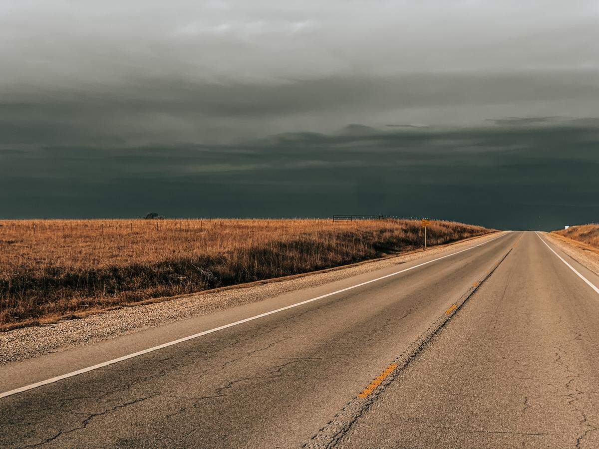 A road in Flint Hills