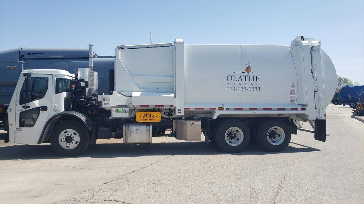 Olathe trash truck