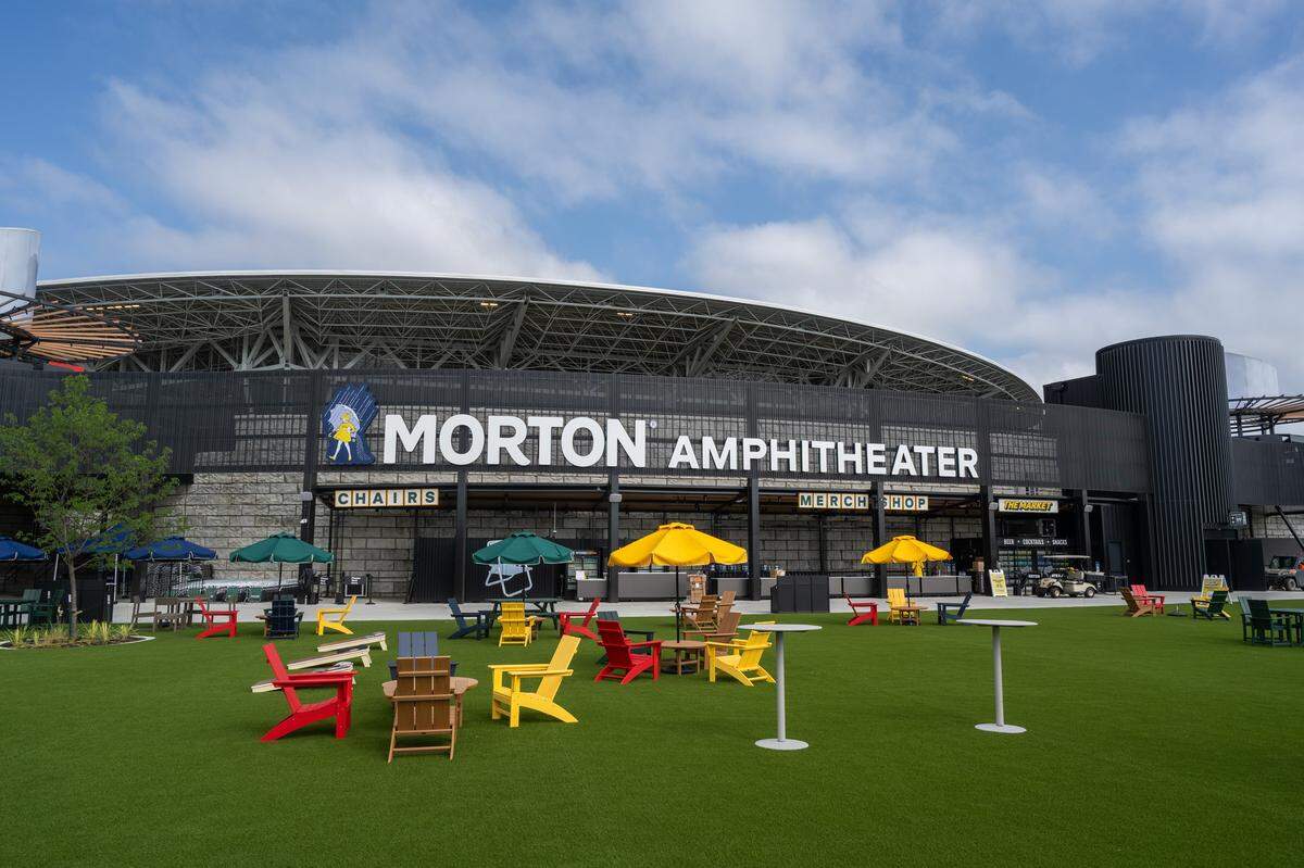Morton Amphitheater, the Kansas City area's newest music venue, on Monday, June 1st, 2026, in Riverside.