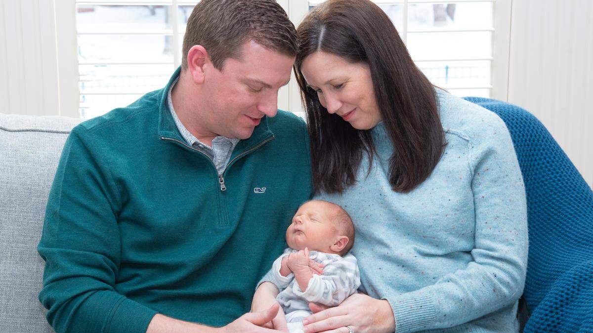 Mark Shaffer with his wife, Bridgett and son Grant.