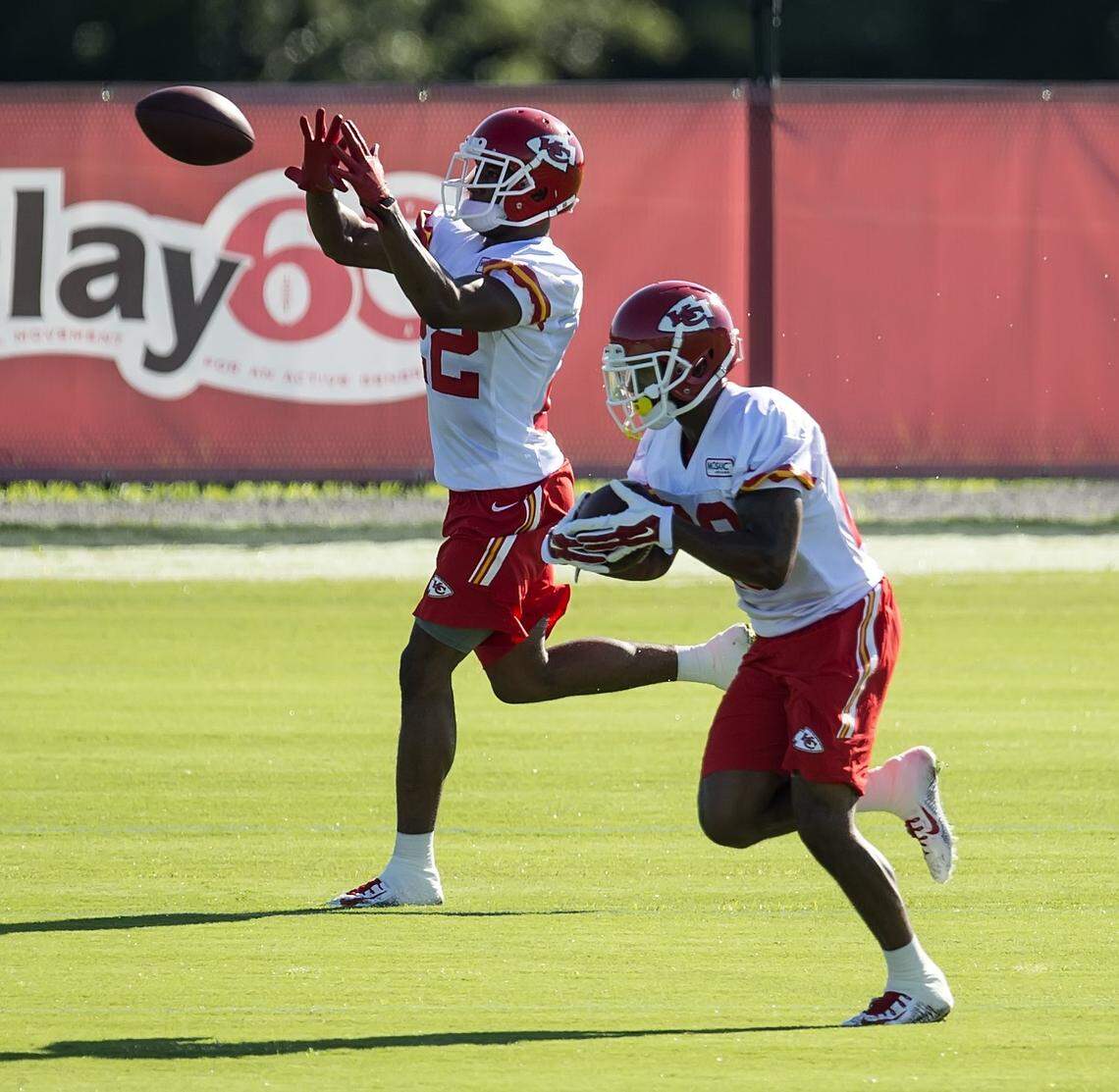 With Marcus Peters (left) now departed, Steven Nelson sees an opportunity to become the team’s top cornerback.