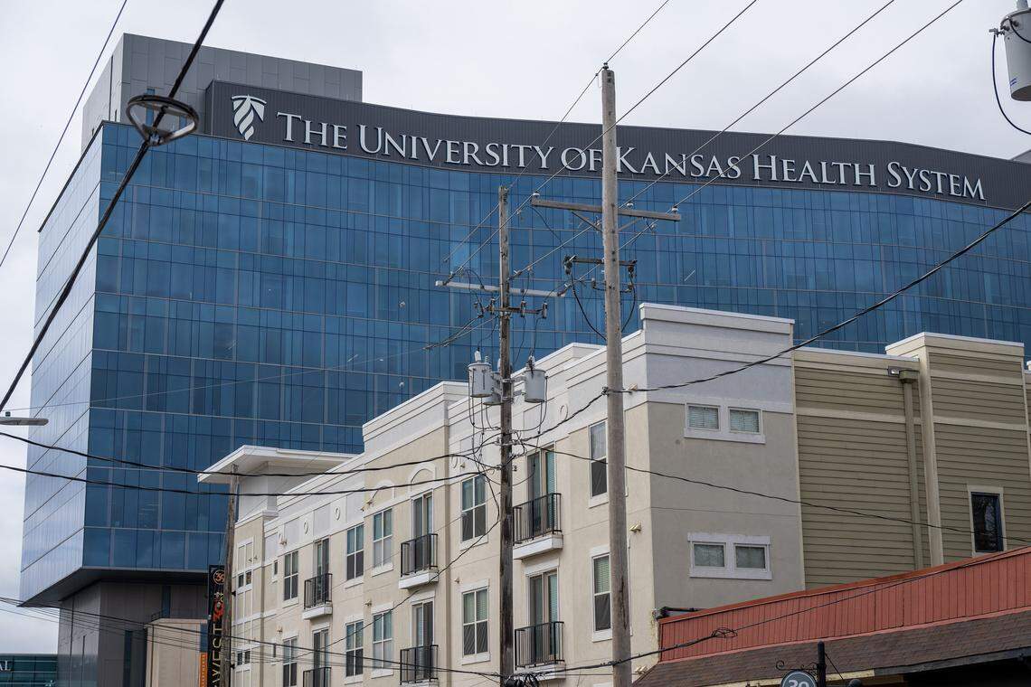 The University of Kansas Medical Center at 2060 W 39th Ave., is pictured on Saturday, March 7, 2026, in Kansas City, Kansas.