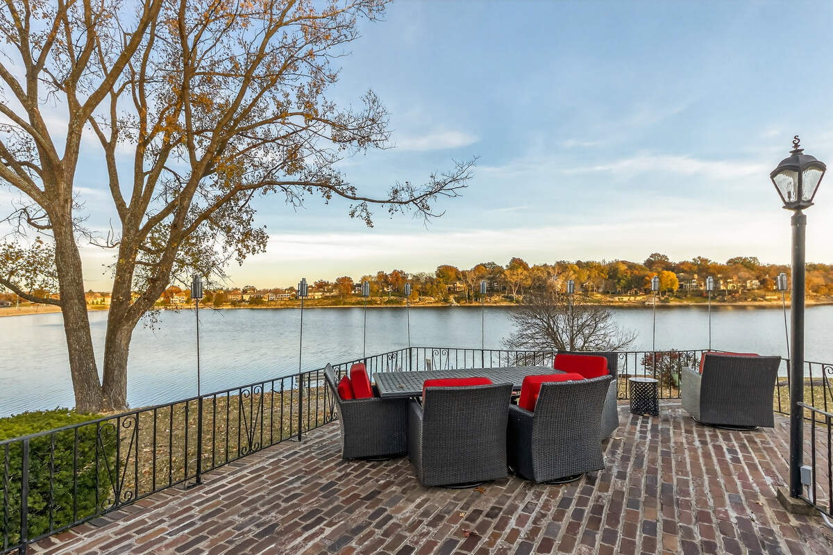 A look from the patio in the backyard of 102 NW Hackberry St. in Lee’s Summit. The home was once owned by Alfred Jackson, the half-brother of music icon Prince.