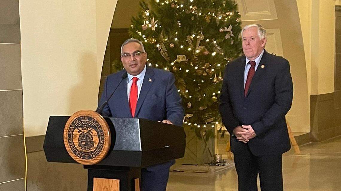 Missouri Gov. Mike Parson appointed Vivek Malek as the state’s next treasurer to succeed auditor-elect Scott Fitzpatrick.