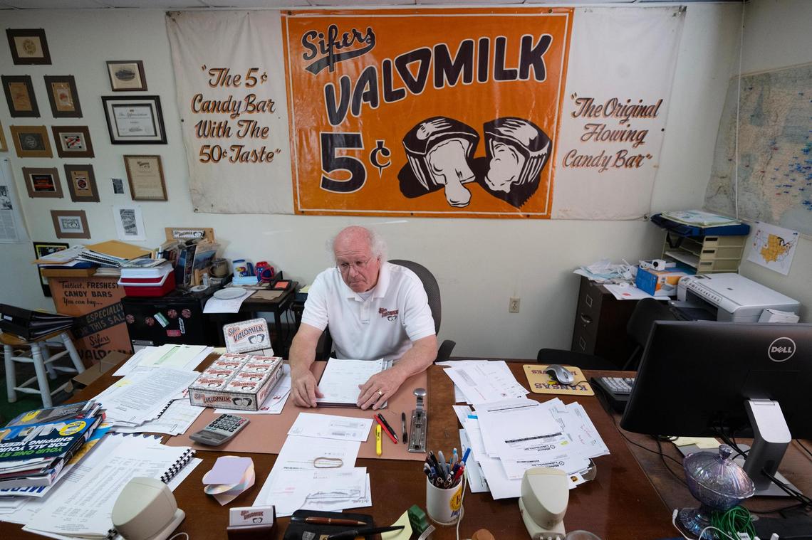 Russ Sifers is owner of The Sifers Candy Company, in Merriam, Kansas, which makes Valomilk Candy Cups by hand. Sifers is the fourth generation of his family to run the company.