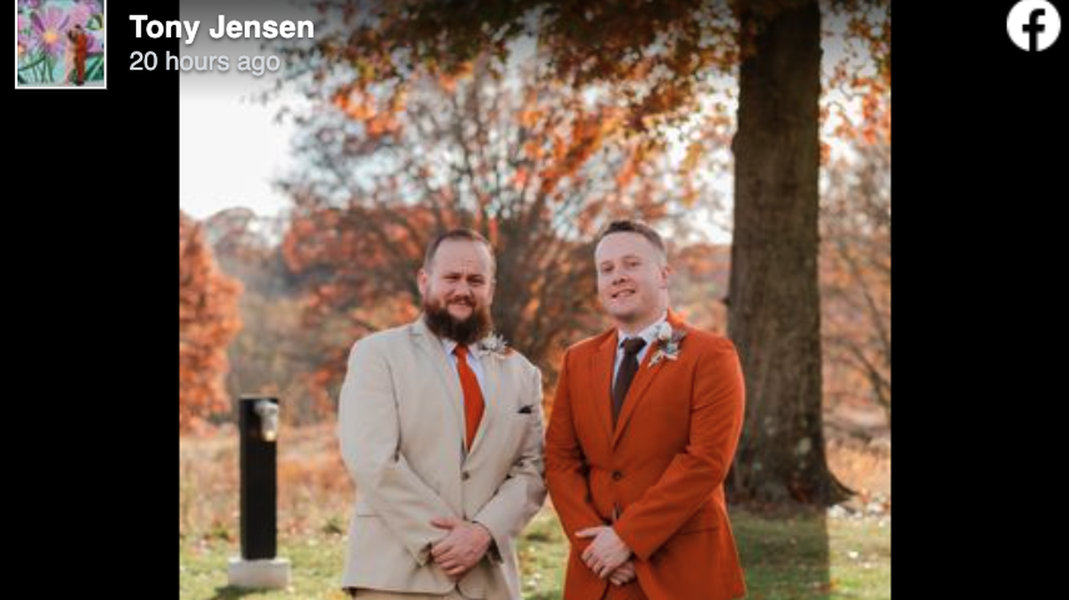 George Jensen, left, was killed in a road rage shooting, Ohio police say.