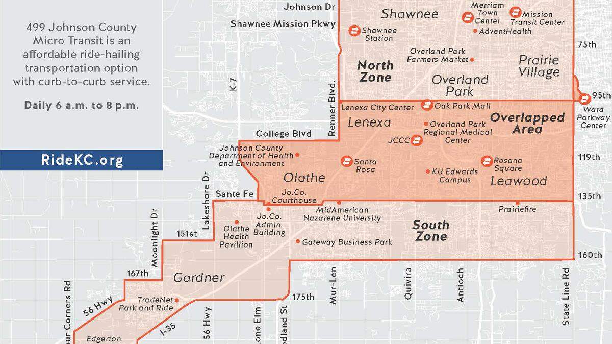 RideKC Micro Transit is expanding with the help of federal COVID relief dollars awarded last year by the Johnson County Board of County Commissioners.