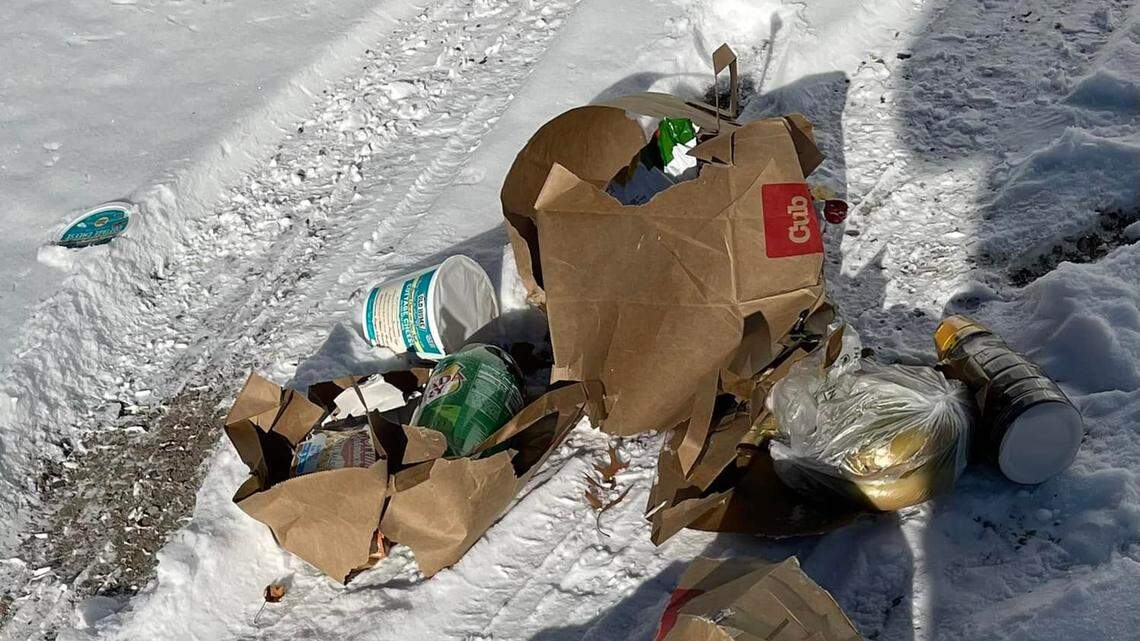 An Instacart shopper ran over a household’s groceries and left a derogatory note after seeing the couple’s pro-cops sign, police say.