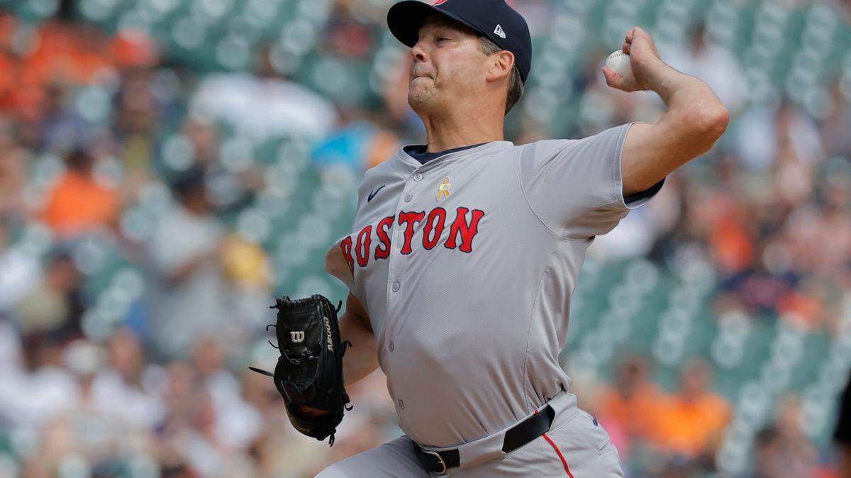 Pitcher Rich Hill last season with the Boston Red Sox.