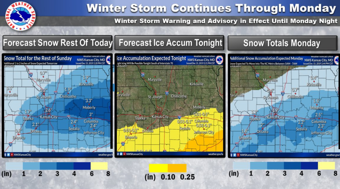 Kansas City weather: Snow forecast Sunday and Monday | Kansas City Star