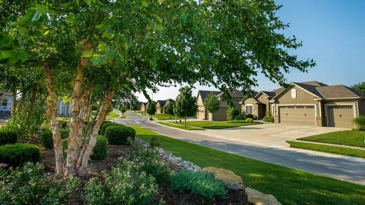 In addition to maintenance provided homeownership, Staley Hills Villas residents enjoy a variety of neighborhood amenities that include a swimming pool, walking trails, playground and picnic pavilion.