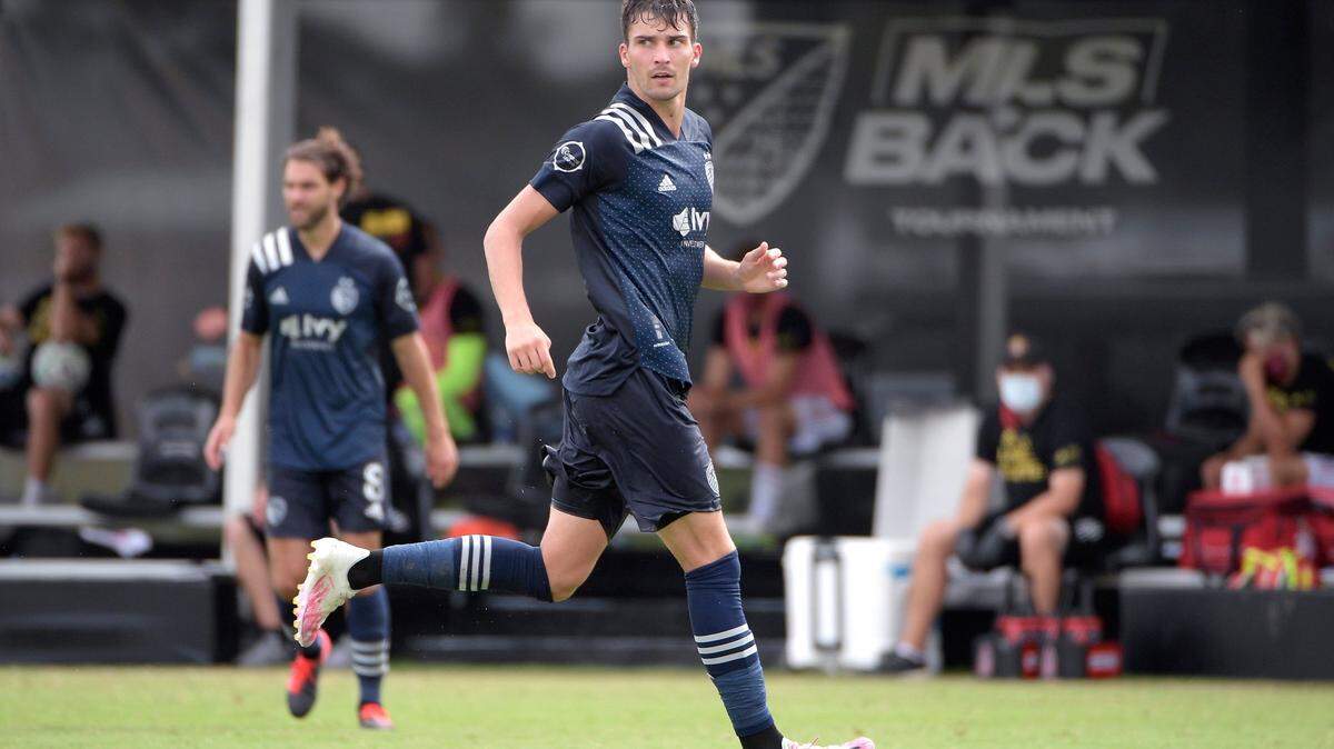 Sporting Kansas City’s Graham Smith has been a bit of a revelation during the team’s advancement in the MLS is Back Tournament in Orlando.