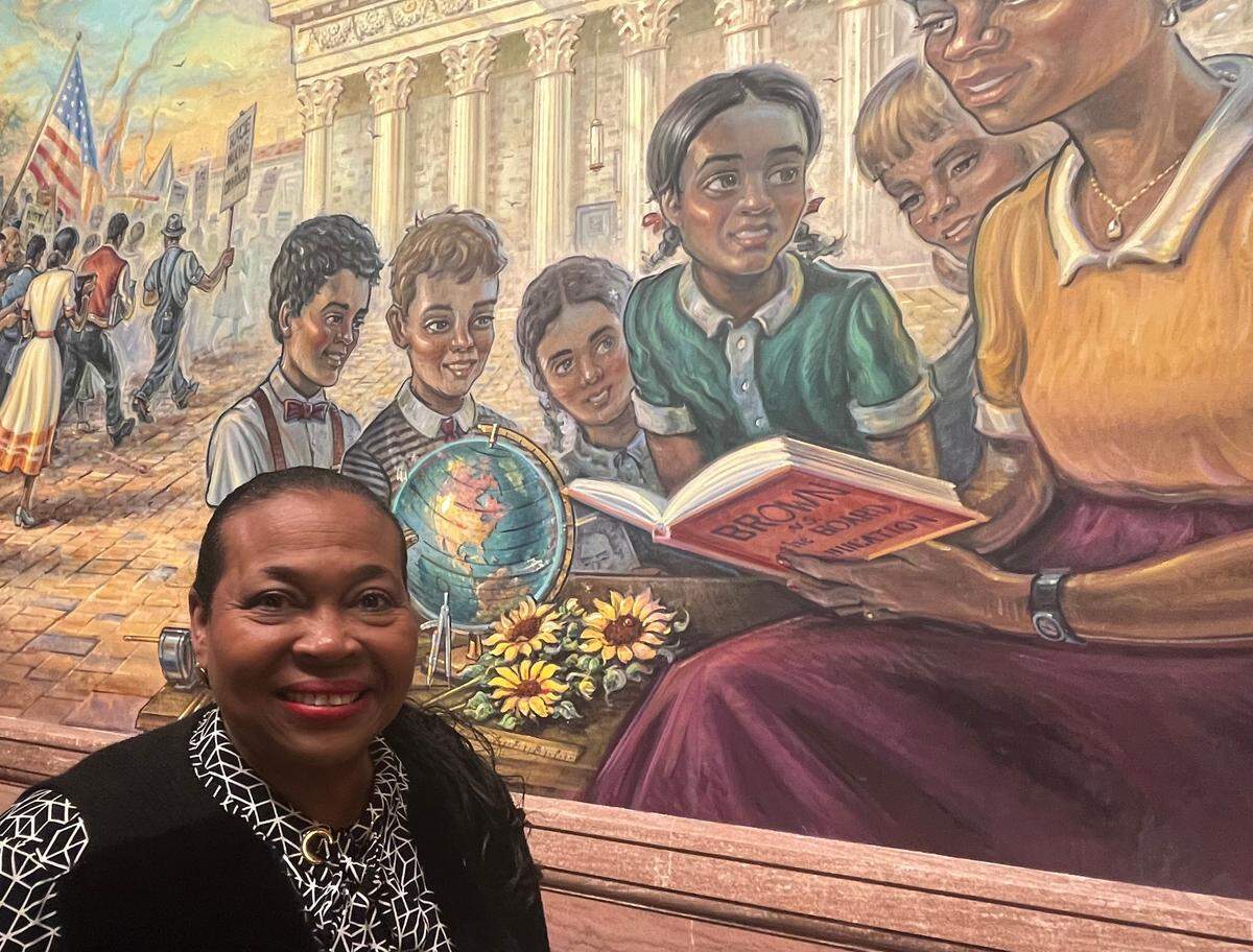 Kansas Sen. Oletha Faust-Goudeau was the first Black woman elected to the Kansas Senate.