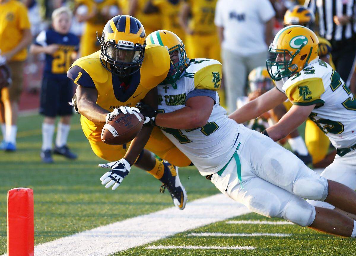 Northwest’s Breece Hall will look to get past the Carroll defense in the sectional round Friday.
