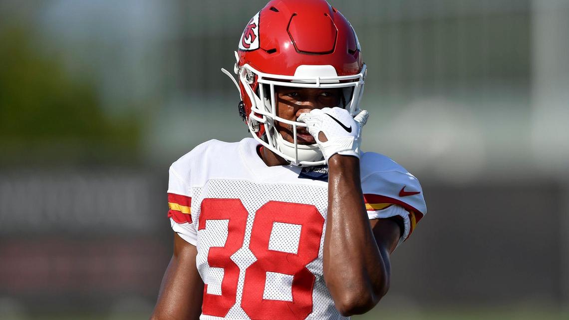 Cornerback L’Jarius Sneed participated in the Kansas City Chiefs training camp at their training facility Friday, Aug. 14, 2020.