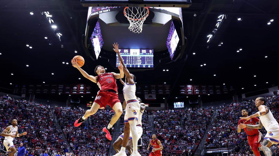 Why KU subbed out Kohl Rosario for Elmarko Jackson on final play vs. St. John’s