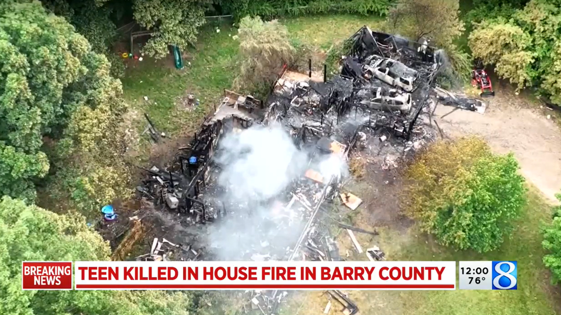 A 16-year-old girl was found dead in a home basement after a house fire in Michigan, authorities said.