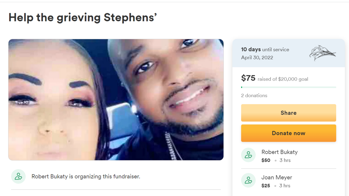 A GoFundMe has been launched to raise money for the family of Andre Stephens, who was fatally shot Saturday night, according to Kansas City police.