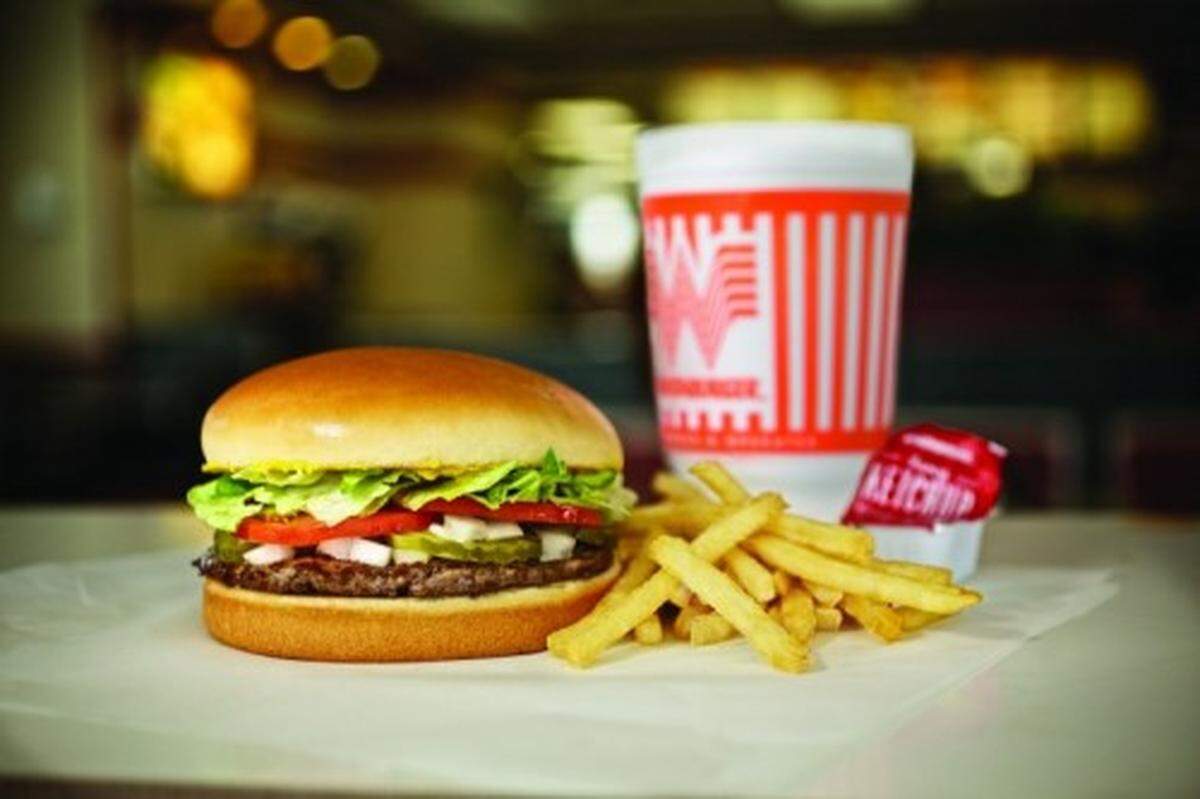 Whataburger makes its burgers to order, with 100% beef and 5-inch buns.