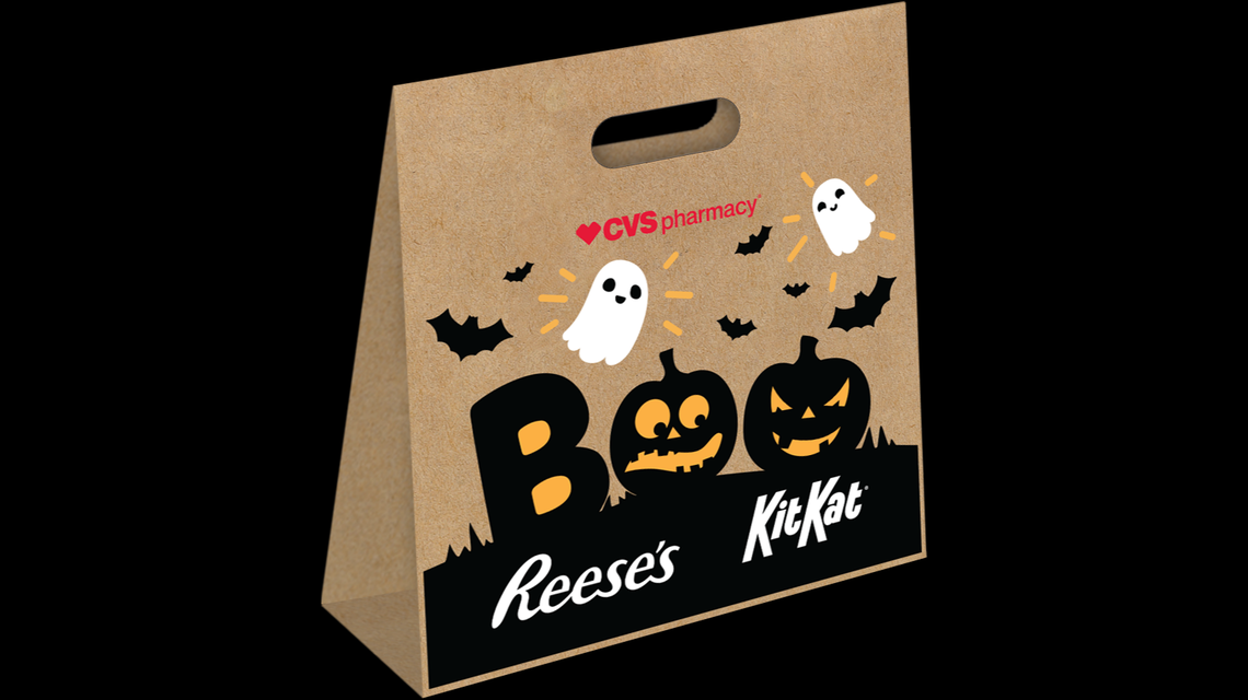 CVS is teaming up with Hershey’s to offer Boo Bags, a safe trick-or-treating alternative, the company said.