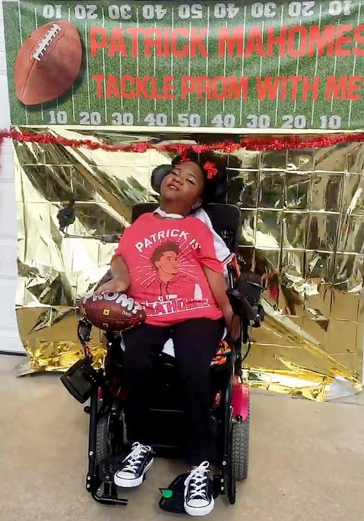 CeeCee Campbell, a 17-year-old student at Raymore-Peculiar High School, posted a video on Facebook asking Kansas City Chiefs quarterback Patrick Mahomes if he would go to prom with her.