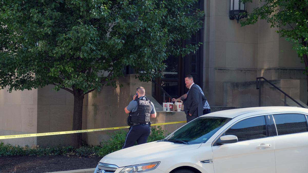 A man died after being shot Tuesday morning outside the Courthouse Lofts in the 800 block of Grand Boulevard in downtown Kansas City, a police spokeswoman said.