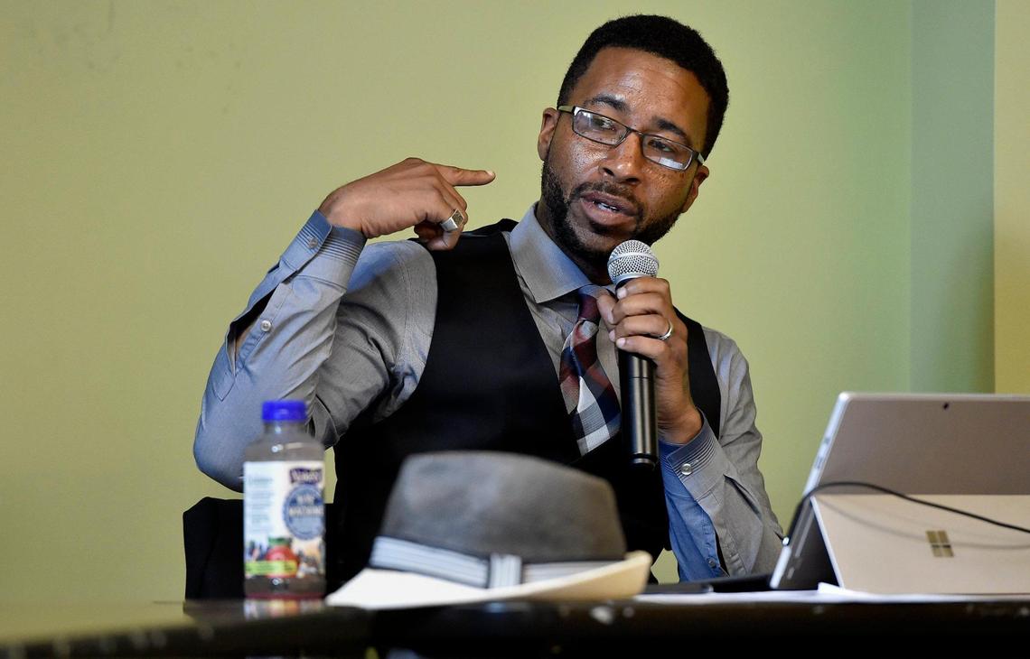 Ordinances 3rd District concilman Brandon Ellington sponsored last year aimed to reallocate funding away from or fully defund Aim4Peace. The councilman has argued that the federal grants that have sustained the organization over the past decade would better be used if they were awarded by the city to smaller grassroots organizations.