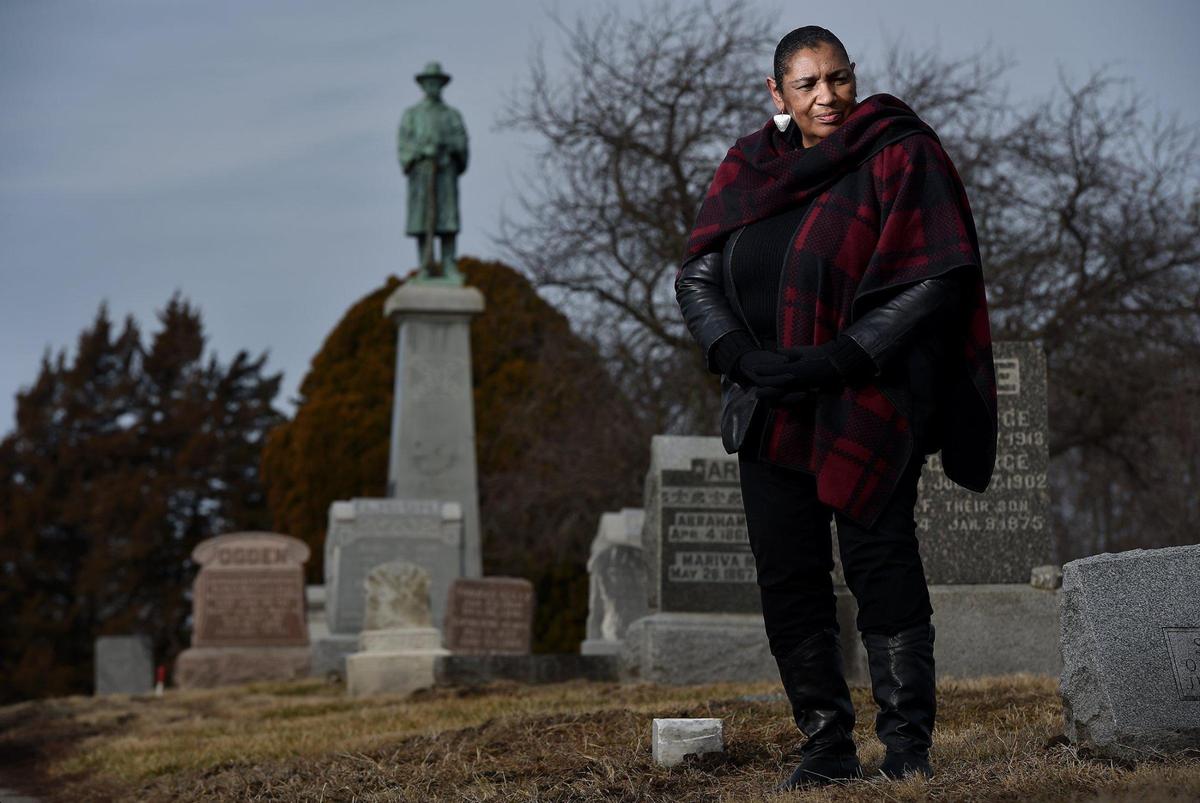 Theresa Byrd of Liberty leads the group Clay Countians for Inclusion, which is willing to donate $10,000 to help remove a Confederate monument that has stood in Fairview & New Hope Cemeteries since 1904. “It is an abomination,” said Byrd, who plans to be buried at the cemetery.