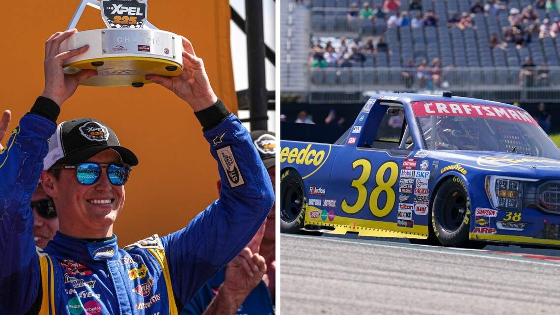 He’s the reigning series champ in NASCAR trucks. But he’s not content with just 1 title