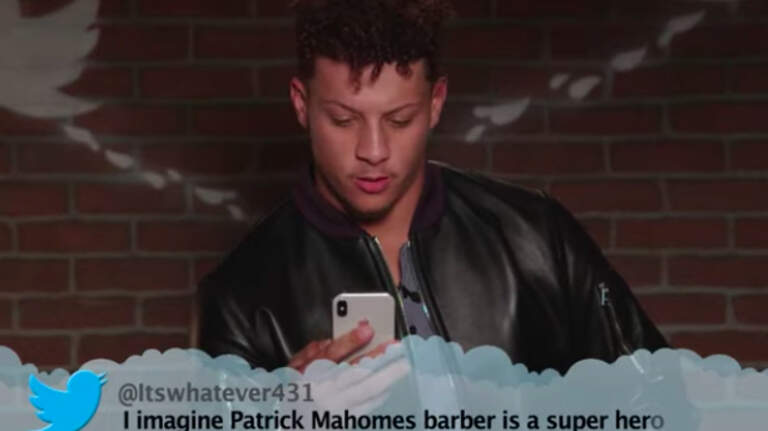 Chiefs’ Patrick Mahomes, Travis Kelce read Mean Tweets on ‘Jimmy Kimmel Live’