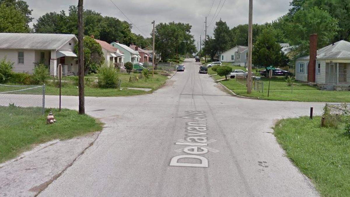 Kansas City, Kan. launch an investigation after responding to a shooting call in the 3300 block of Delavan Avenue. This Google Maps Street View image was taken in the area in 2011. Google Maps