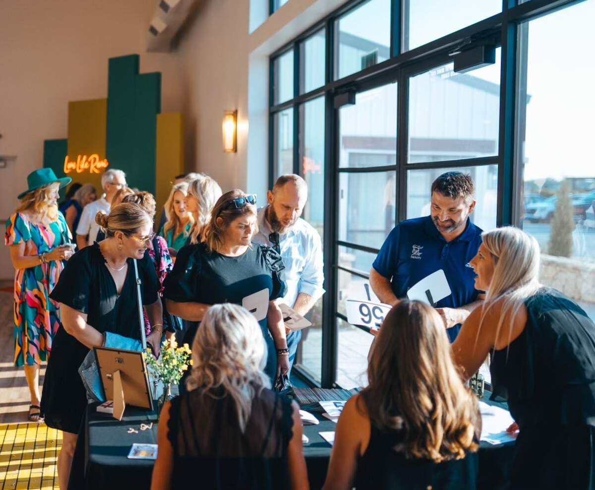 Guests attend the recent Voices for Hope Gala at Prairie Hill Vineyard at Stockemer Farms in Colwich, Kansas.