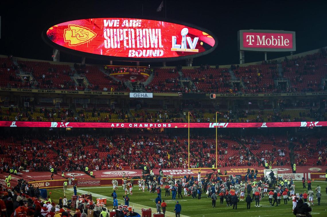 The Chiefs won the AFC Championship Game, 38-24, over the Buffalo Bills on Sunday, Jan. 24, 2021, at Arrowhead Stadium in Kansas City.