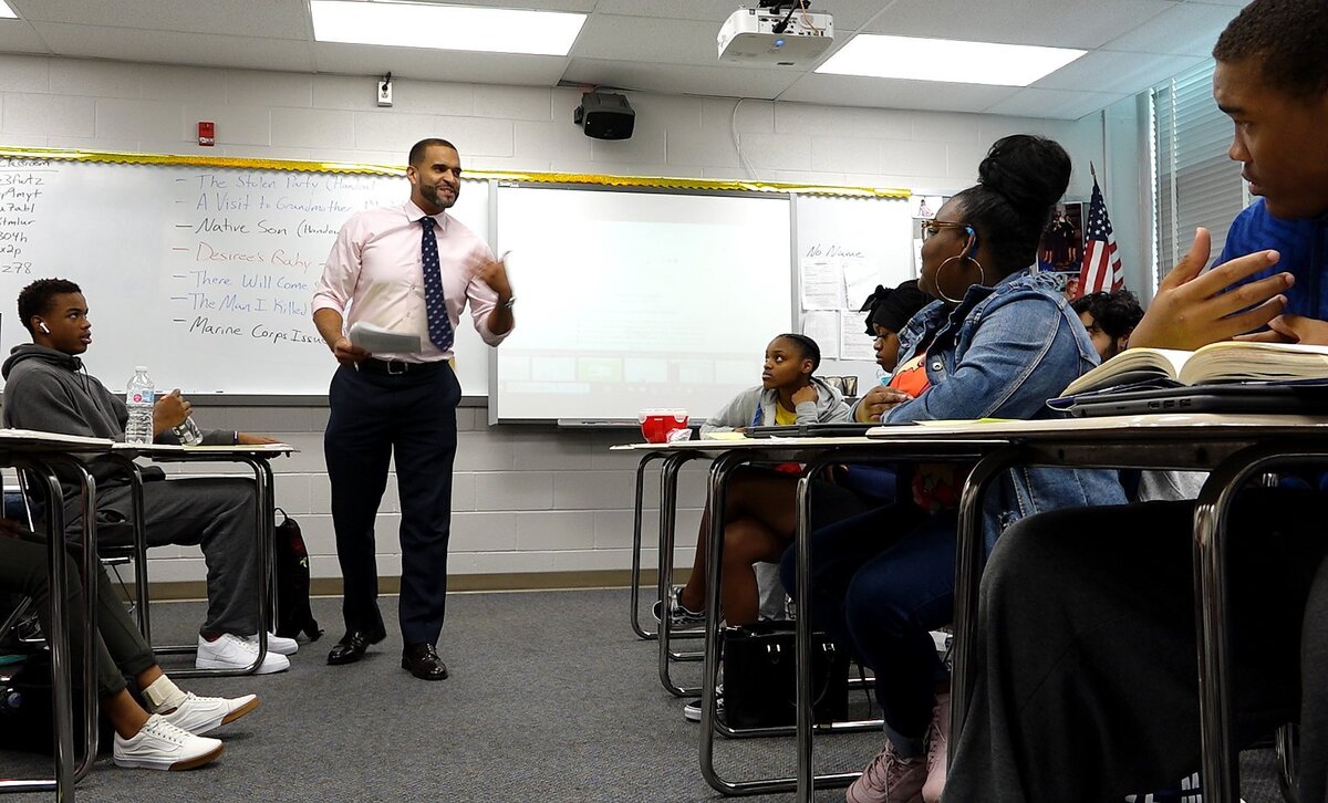 Troy Butler said he asked the students in his English class at Center High School, most of whom are African American, whether they’re thinking of becoming teachers. No one said yes.