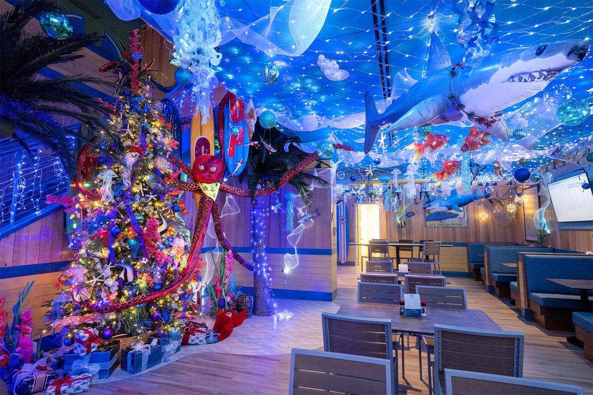 The Margaritaville Hotel Kansas City is launching The Frosted Reef, a new holiday pop-up bar. Entry is $10 per person for a 90-minute visit.