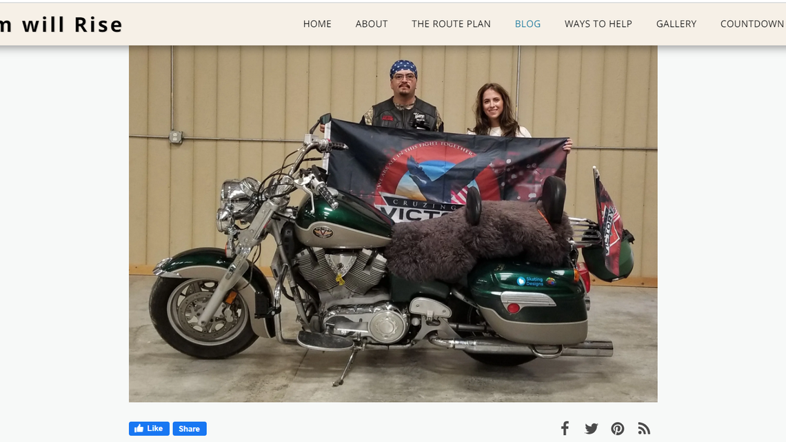 Rep. Mazzie Boyd, R-Hamilton, right, wrote a letter in support of Lloyd Cruz. She called Cruz “a political prisoner,” adding that “the only reason he is being charged is because of his support for President Trump.” This is a photo from Cruz’ website.