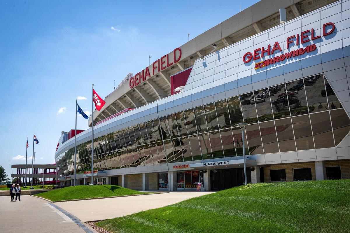 Arrowhead Stadium, home of the Kansas City Chiefs, at the Truman Sports Complex on Tuesday, July 1, 2025, in Kansas City. 