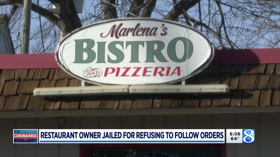 A jailed restaurant owner is garnering support from her Michigan community after officials say she refused to comply with COVID-19 rules.