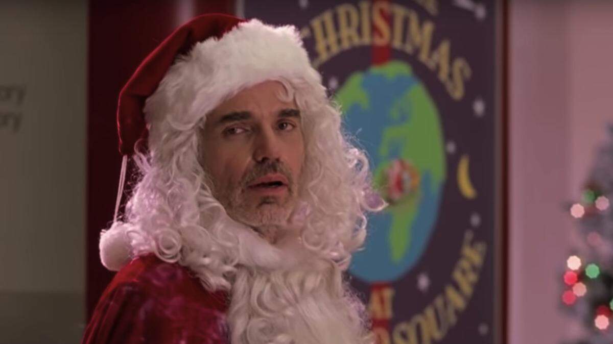 What happened at a Santa event in England over the weekend reminded some people of the movie, “Bad Santa.” (YouTube screengrab)