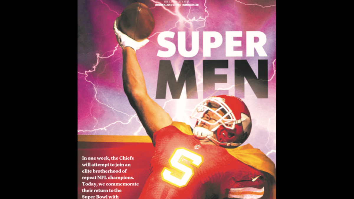 The Kansas City Star’s commemorate SUPER MEN Chiefs poster edition is available now at Kansascity.com/store. Two more special sections are coming Feb. 7, Super Bowl Sunday.